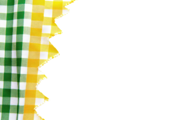 Gingham Fabric Border