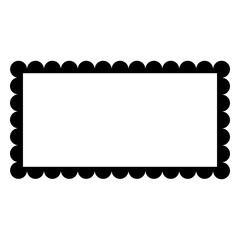 blank photo frame