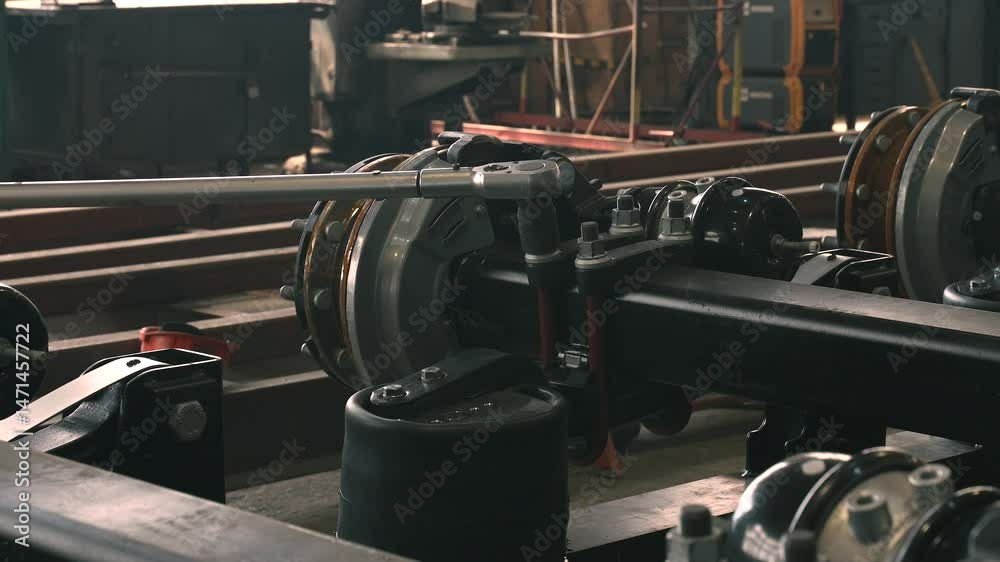 Poster performing precise nut tightening for optimal machinery performance
