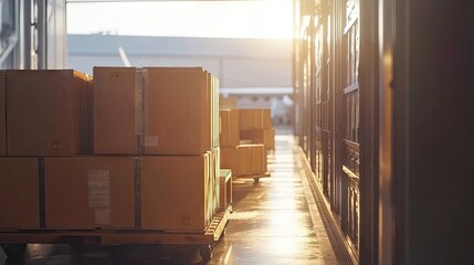 Industrial rollers moving air freight containers to aircraft bay doors