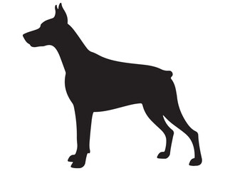 DOBERMAN DOG SILHOUETTE