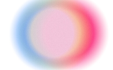 Magenta blue color grainy gradient shape cutout on transparent background, Abstract multicolored noisy gradients effect, grungy texture, noise texture effect