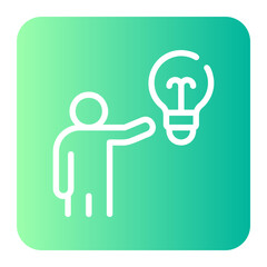 creativity gradient icon