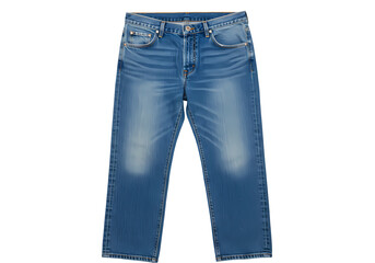Blue Jeans Fashion Image isolated on transparent background