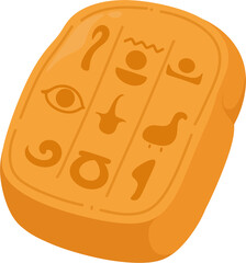 illustration egypt hieroglyphs