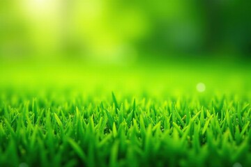 Fototapeta premium Vibrant green grass, lush and healthy, perfect for spring or summer backgrounds , outdoor, vegetation