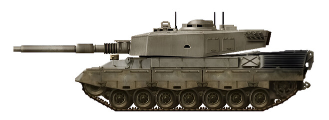 MBT concept based on the Leopard 1 tank, using the turret from the Olifant MkI tank and a 105mm gun, called the Olipard 1A1