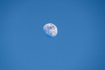 moon in the daylight sky high resolution