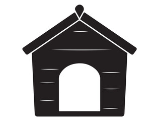 DOG HOUSE SILHOUETTE