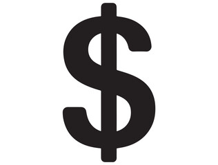 DOLLAR SIGN SILHOUETTE