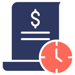 Payment History glyph color icon