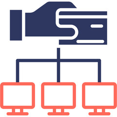 Payment Network glyph color icon