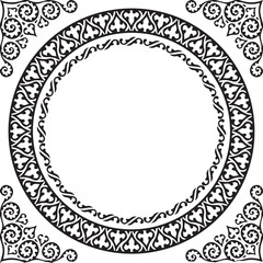 Beautiful flower art and mandala vector design