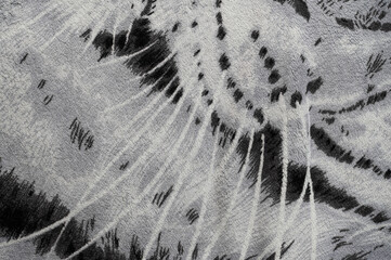 Miękki poliestrowy koc, zbliżenie makro na strukturę materiału 