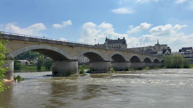 Amboise castle in Loire Valley, France