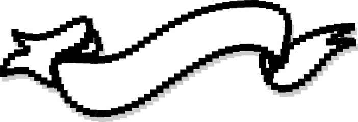 Pixel advertising label and sale, price tag, discount, 8 bit pixel style