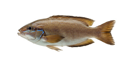 Fototapeta premium Bicolor Blenny Perched on Coral