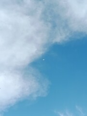 blue sky with clouds