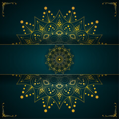 Creative Traditional Mandala with Luxury Shape – Floral Golden Vector for Greeting Card, Invitation Design, Elegant Background, Cultural Art, Premium Ornament, Wedding, Festive Decor, Invitation 


