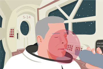 illustration of astronaut
