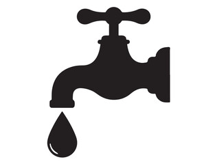 DRIPPING FAUCET SILHOUETTE