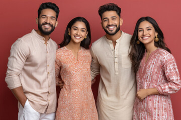 indian people group in traditional attire