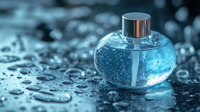 Close up of blue digital globe surrounded by binary code and data streams