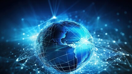 Fototapeta premium Best Internet Concept of global business from concepts series