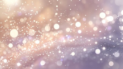 Elegant Beige Fabric with Glimmering Particles
