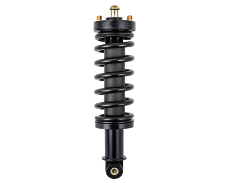 Black Shock Absorber on a transparent background