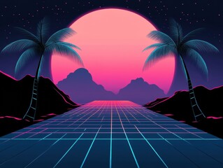 palm trees on the beach