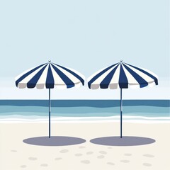 umbrellas on the beach