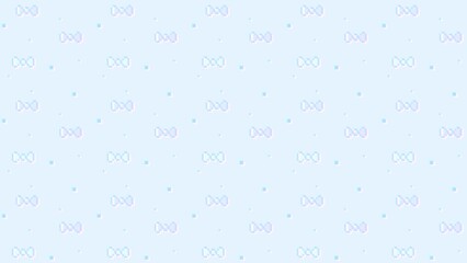 ピクセルアートなミニリボンパターン★