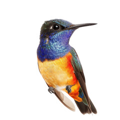 Fototapeta premium Vibrant Hummingbird Portrait