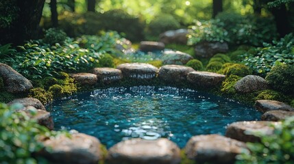 Fototapeta premium Tranquil forest stream (2)