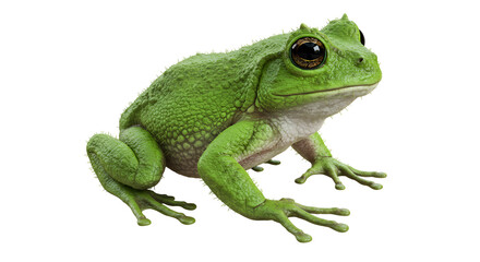 Fototapeta premium Hairy Frog in Streamside Habitat