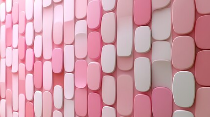 Pink Abstract 3D Background.