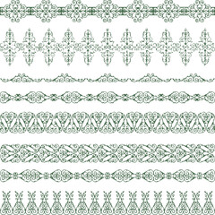 Fototapeta premium Beautiful flower art and mandala vector design