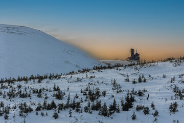 Karkonosze zimą - okolice Czarnej Przełęczy i Śnieżnych Kotł&oacute;w