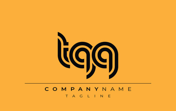 TQQ Creative Unique Modern Letter Logo Design. Stylized logo featuring a unique letter design, presenting abstract minimalist aesthetics and modern appeal.