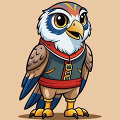 cartoon, bird, vector, illustration, animal, owl, fun, character, cute, funny, comic, happy, halloween, drawing, pirate, art, monster