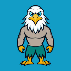 eagle with blue eyes