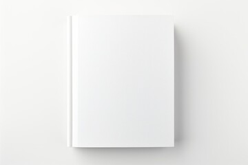 Fototapeta premium Book white white background publication.