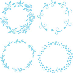 Beautiful flower art and mandala vector design