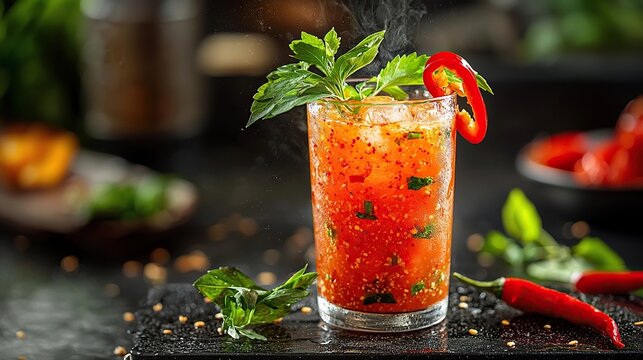 nam khao pad thai spicy rice drink