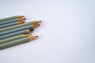 artist pencils in various thickness and hardness