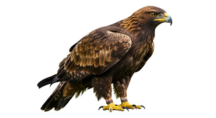 Obraz premium Golden Eagle Soaring Over Mountain Range
