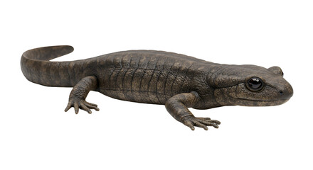 Fototapeta premium Japanese Giant Salamander in Mountain Stream