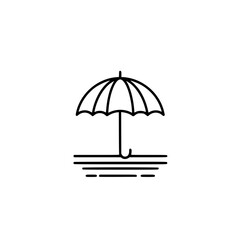 Fototapeta premium Umbrella Icon