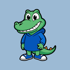 cartoon frog with a smile